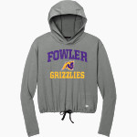 Fowler Grizzlies New Era Women's Power Long Sleeve Hoodie Front Thumbnail