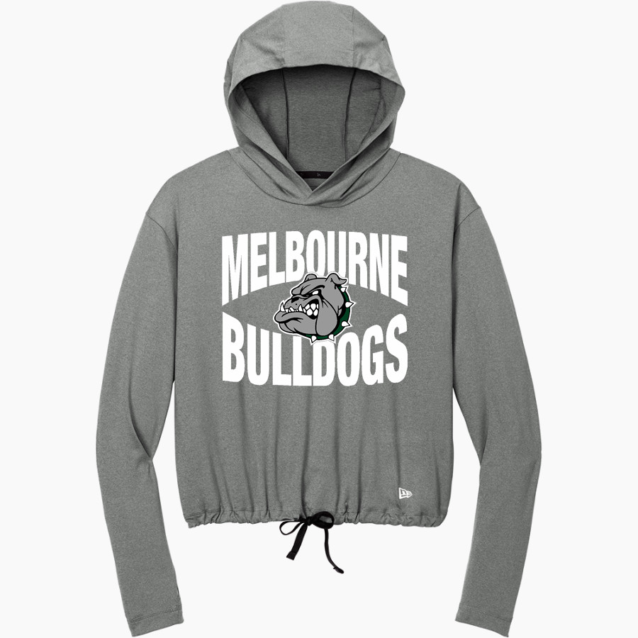 MELBOURNE HIGH SCHOOL BULLDOGS <span class="pdp-name-mascot">MELBOURNE BULLDOGS</span> New Era Women's Power Long Sleeve Hoodie