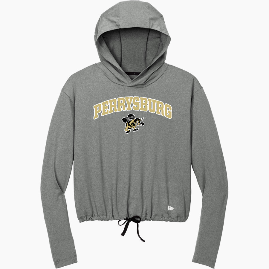 PERRYSBURG HIGH SCHOOL YELLOW JACKETS <span class="pdp-name-mascot">PERRYSBURG YELLOW JACKETS</span> New Era Women's Power Long Sleeve Hoodie