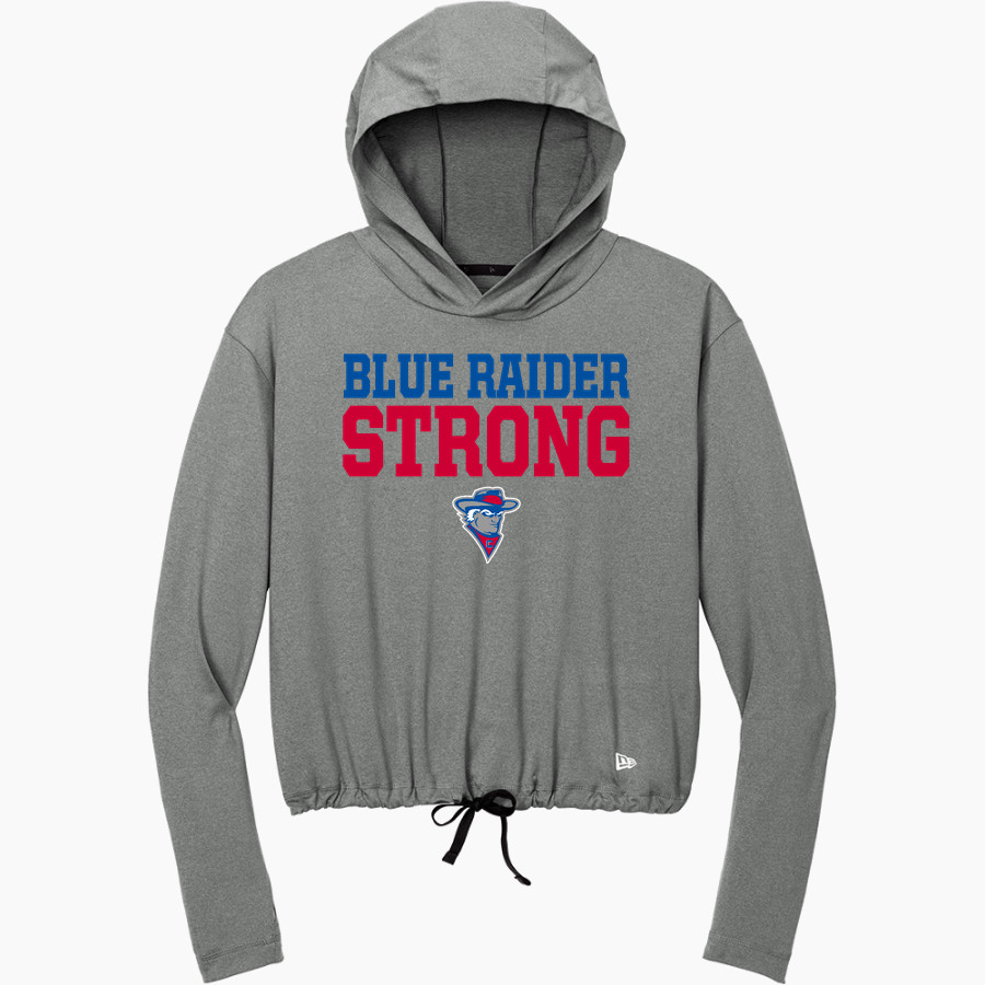 Cleveland Blue Raiders <span class="pdp-name-mascot">Cleveland Blue Raiders</span> New Era Women's Power Long Sleeve Hoodie