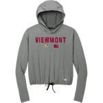 VIEWMONT HIGH SCHOOL VIKINGS <span class="pdp-name-mascot">VIEWMONT VIKINGS</span> New Era Women's Power Long Sleeve Hoodie Front Thumbnail