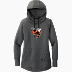 Giltner Hornets <span class="pdp-name-mascot">Giltner Hornets</span> New Era Women's Tri-Blend Fleece Pullover Hoodie Front Thumbnail