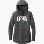 Harding Academy Lions <span class="pdp-name-mascot">Harding Academy</span> New Era Women's Tri-Blend Fleece Pullover Hoodie Front Thumbnail