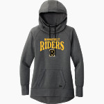 Roosevelt Roughriders <span class="pdp-name-mascot">Roosevelt Riders</span> New Era Women's Tri-Blend Fleece Pullover Hoodie Front Thumbnail