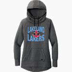 LAKELAND HIGH SCHOOL LAKERS <span class="pdp-name-mascot">LAKELAND LAKERS</span> New Era Women's Tri-Blend Fleece Pullover Hoodie Front Thumbnail