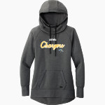AGOURA HIGH SCHOOL CHARGERS New Era Women's Tri-Blend Fleece Pullover Hoodie Front Thumbnail