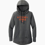 Katz Yeshiva Storm New Era Women's Tri-Blend Fleece Pullover Hoodie Front Thumbnail