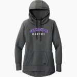 Collinsville Kahoks New Era Women's Tri-Blend Fleece Pullover Hoodie Front Thumbnail