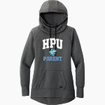 Hawaii Pacific University Online Store <span class="pdp-name-mascot">Hawaii Pacific University Sharks</span> New Era Women's Tri-Blend Fleece Pullover Hoodie Front Thumbnail