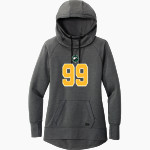 Fuentes Eagles New Era Women's Tri-Blend Fleece Pullover Hoodie Front Thumbnail