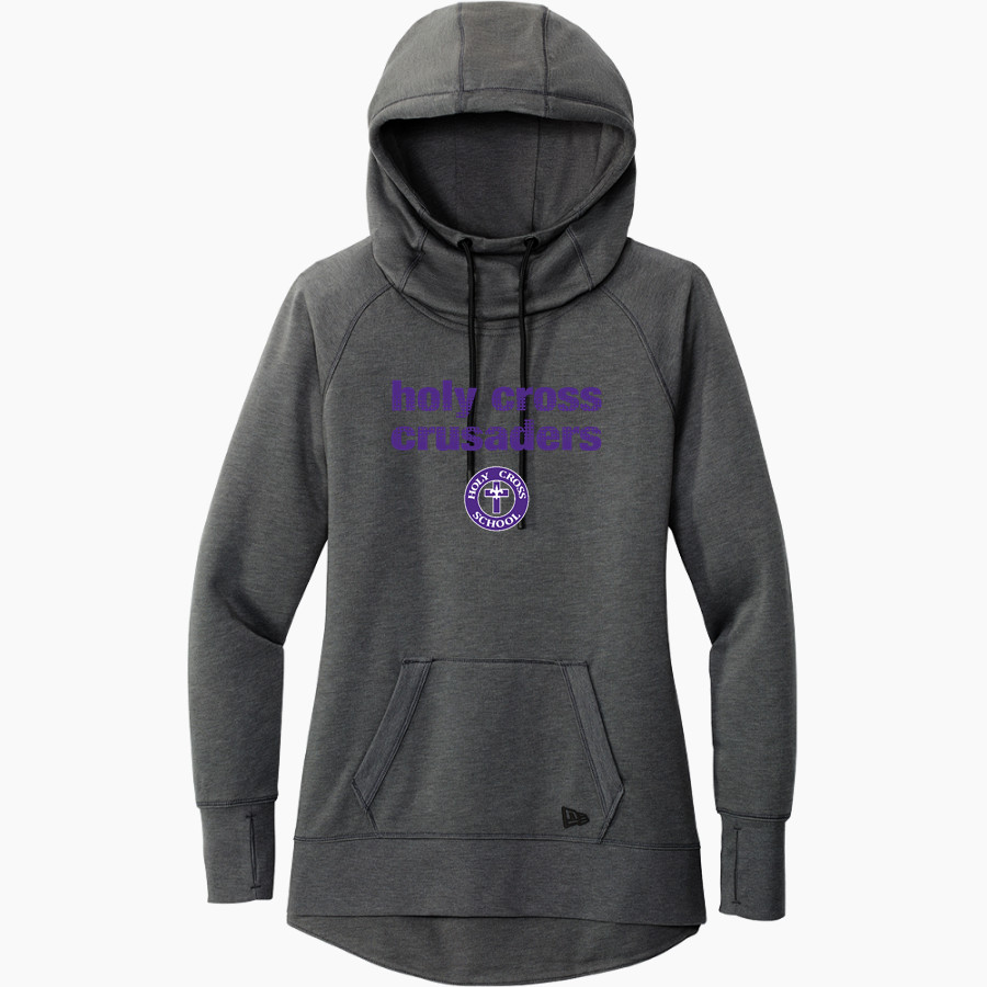 Holy Cross Crusaders <span class="pdp-name-mascot">Holy Cross School Crusaders</span> New Era Women's Tri-Blend Fleece Pullover Hoodie