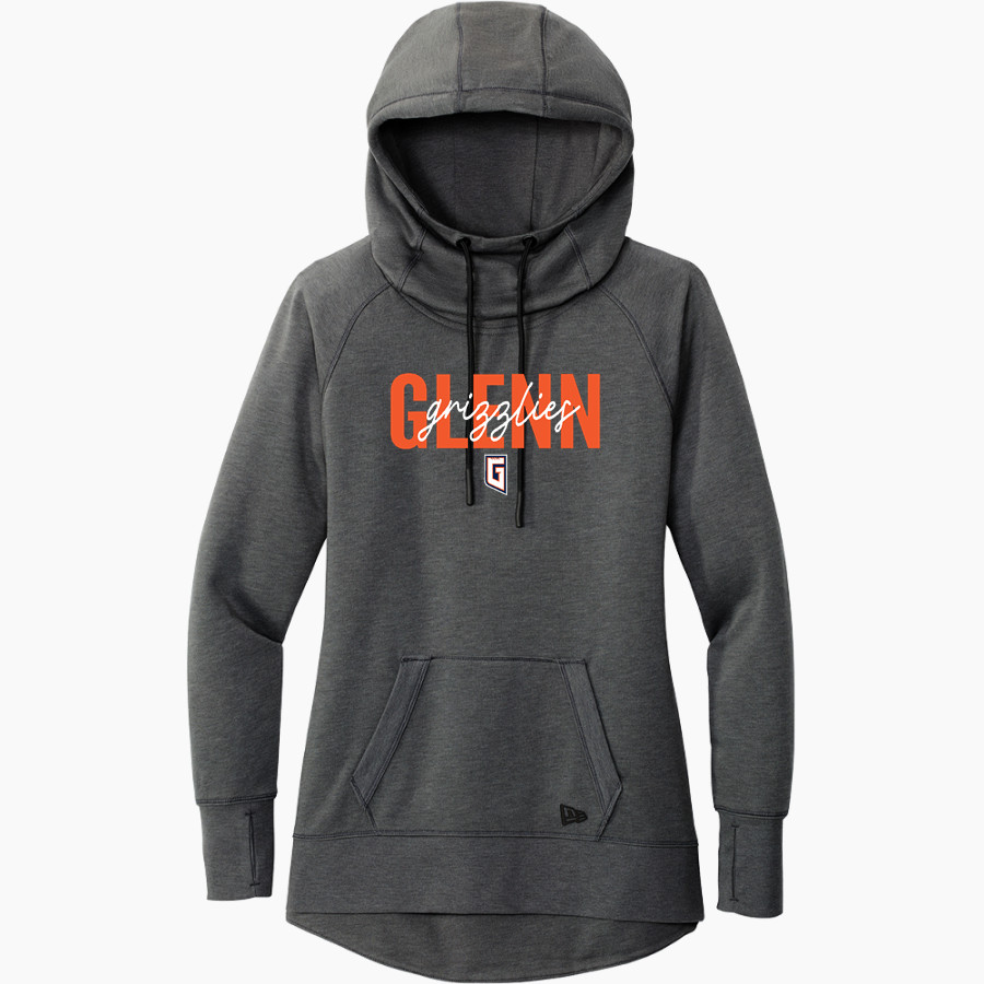 Glenn Grizzlies <span class="pdp-name-mascot">Tom Glenn Grizzlies</span> New Era Women's Tri-Blend Fleece Pullover Hoodie