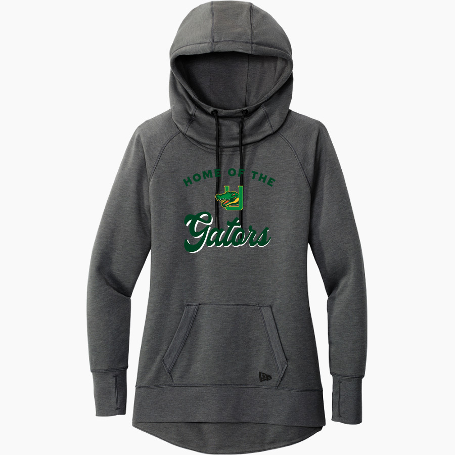 Unquowa Gators New Era Women's Tri-Blend Fleece Pullover Hoodie