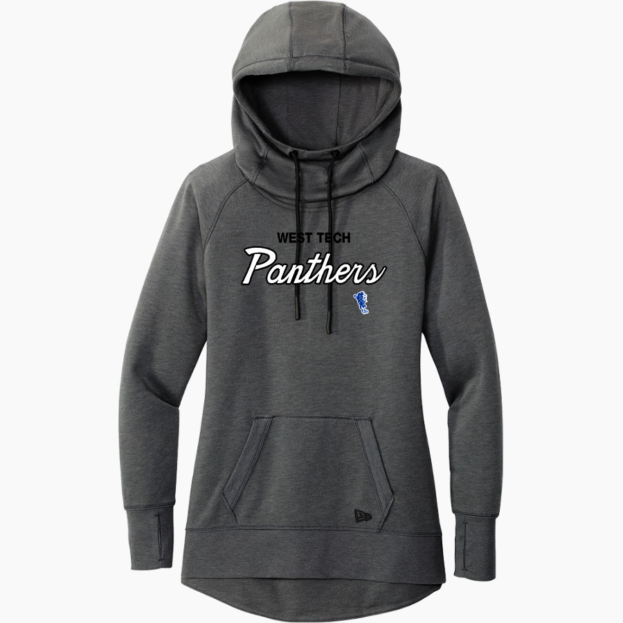 West Tech Panthers <span class="pdp-name-mascot">West Tech Panthers</span> New Era Women's Tri-Blend Fleece Pullover Hoodie