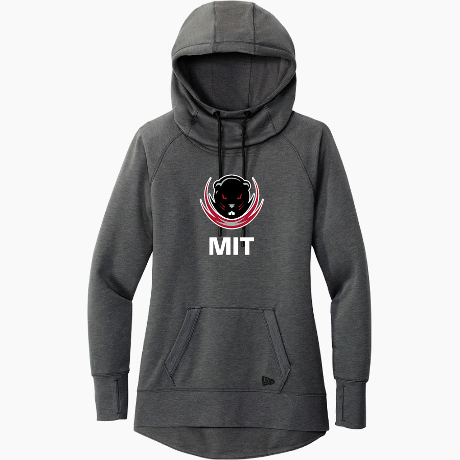 Massachusetts Institute of Technology New Era Women's Tri-Blend Fleece Pullover Hoodie