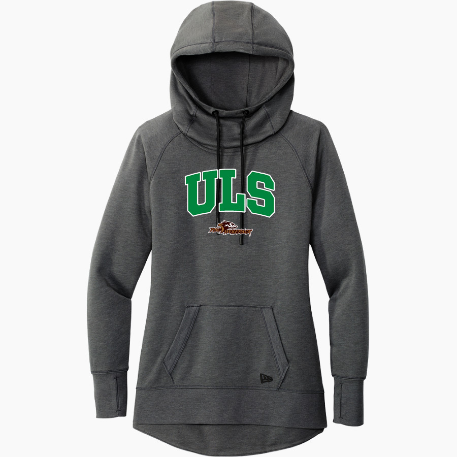 ULS Jr. Bows <span class="pdp-name-mascot">Junior Rainbows</span> New Era Women's Tri-Blend Fleece Pullover Hoodie