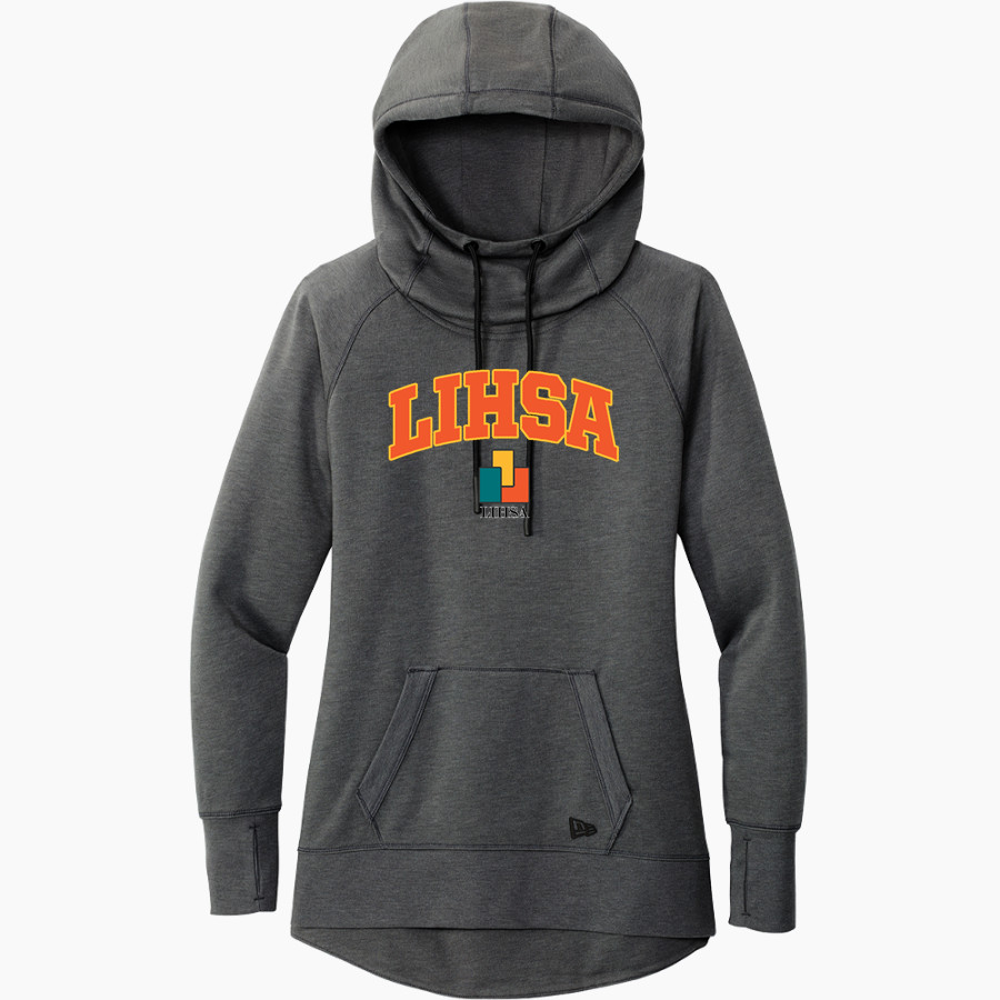 Long Island High School For The Arts <span class="pdp-name-mascot">LIHSA</span> New Era Women's Tri-Blend Fleece Pullover Hoodie