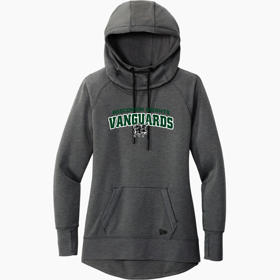 Wisconsin Heights High School Vanguards <span class="pdp-name-mascot">Wisconsin Heights High School</span> New Era Women's Tri-Blend Fleece Pullover Hoodie