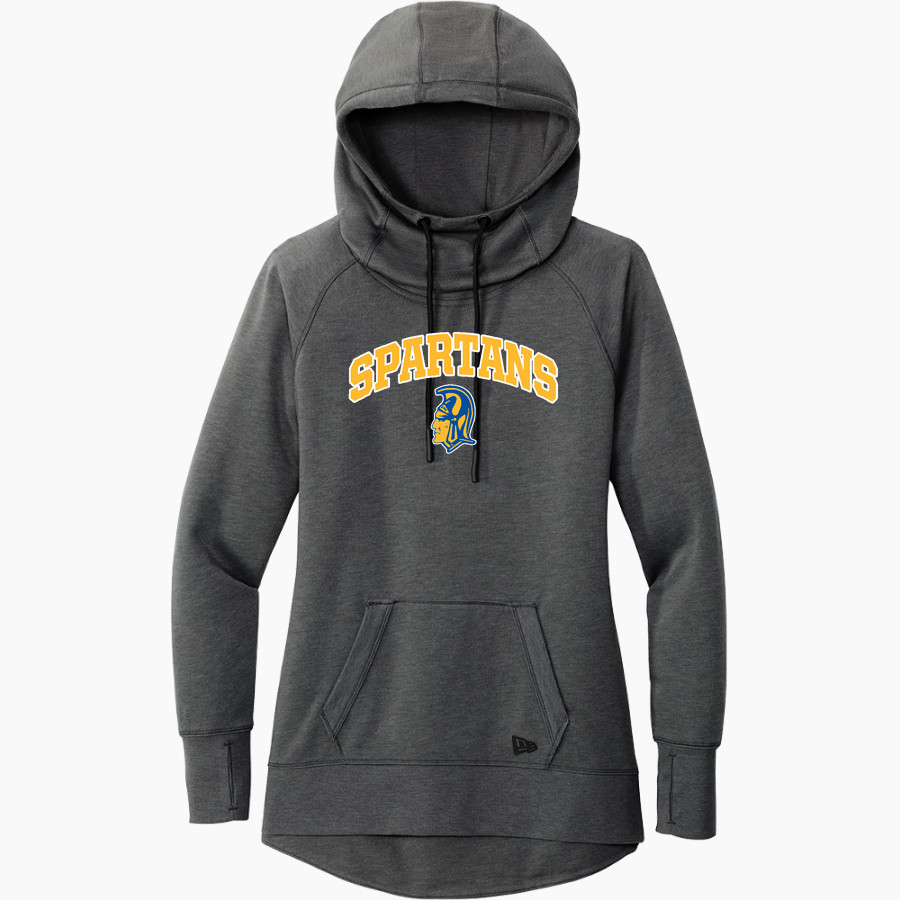 HOMESTEAD HIGH SCHOOL SPARTANS <span class="pdp-name-mascot">HOMESTEAD SPARTANS</span> New Era Women's Tri-Blend Fleece Pullover Hoodie