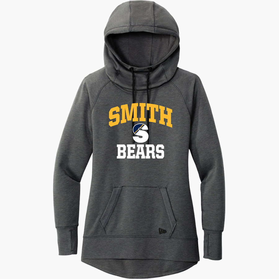 Smith Bears New Era Women's Tri-Blend Fleece Pullover Hoodie