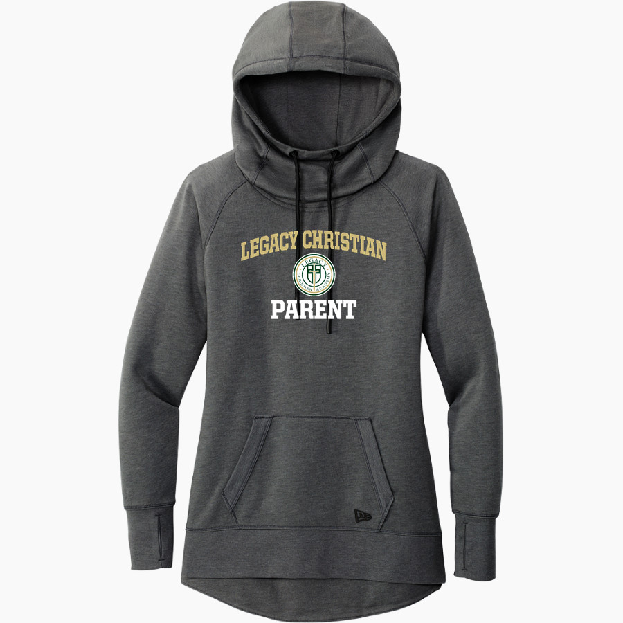 LEGACY CHRISTIAN WARRIORS <span class="pdp-name-mascot">LEGACY WARRIORS</span> New Era Women's Tri-Blend Fleece Pullover Hoodie