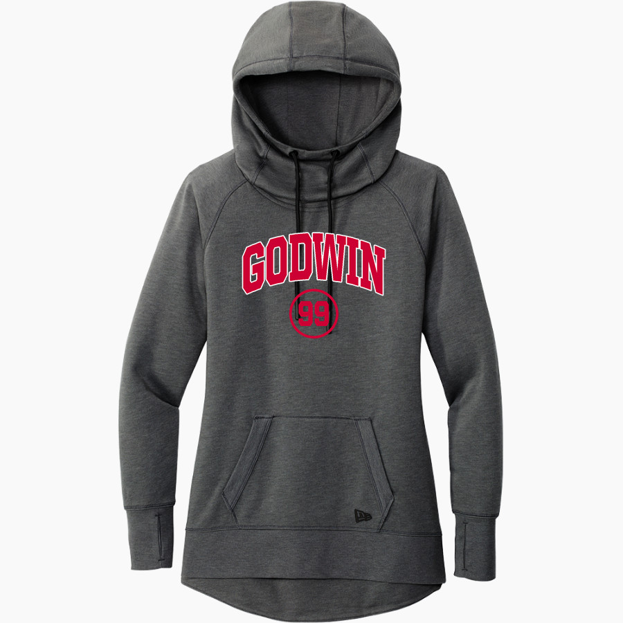Godwin Eagles <span class="pdp-name-mascot">Godwin Eagles</span> New Era Women's Tri-Blend Fleece Pullover Hoodie