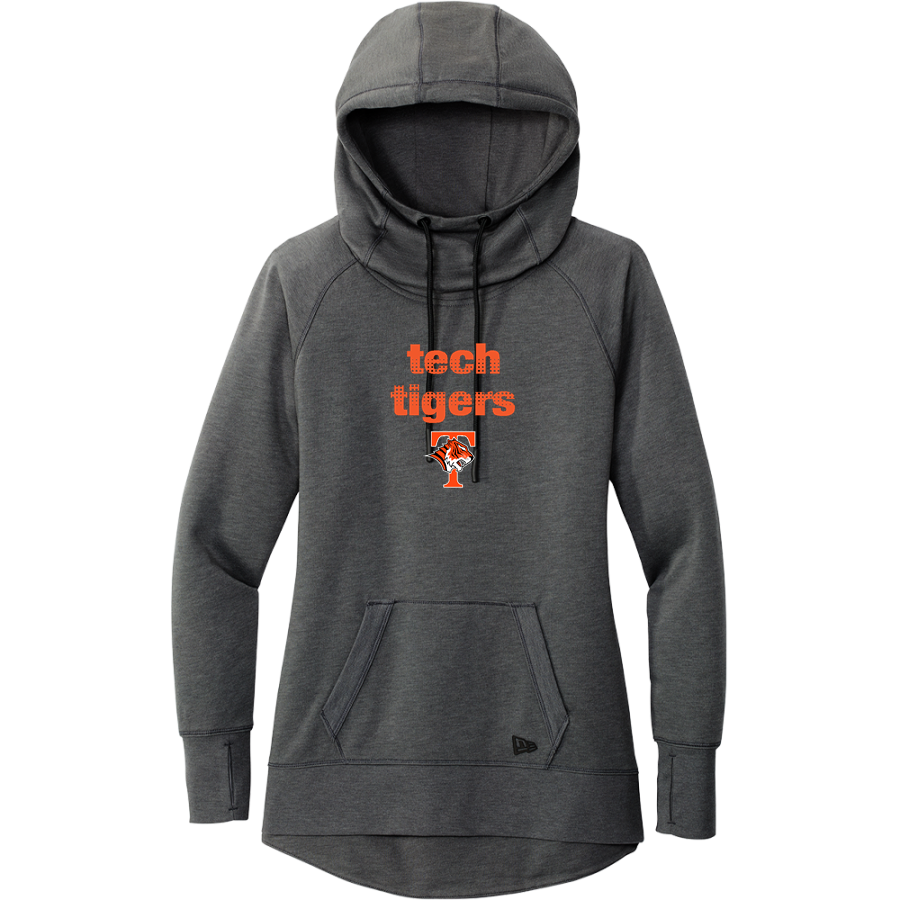Tech High School Tigers <span class="pdp-name-mascot">Tech High School</span> New Era Women's Tri-Blend Fleece Pullover Hoodie
