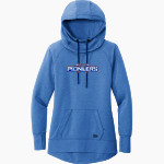 UW-Platteville PIONEERS ONLINE STORE <span class="pdp-name-mascot">UW-Platteville Pioneers</span> New Era Women's Tri-Blend Fleece Pullover Hoodie Front Thumbnail