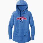JAY COUNTY HIGH SCHOOL PATRIOTS New Era Women's Tri-Blend Fleece Pullover Hoodie Front Thumbnail