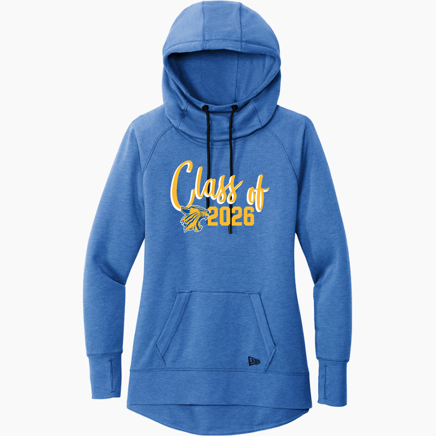 BIG SANDY HIGH SCHOOL WILDCATS <span class="pdp-name-mascot">BIG SANDY WILDCATS</span> New Era Women's Tri-Blend Fleece Pullover Hoodie