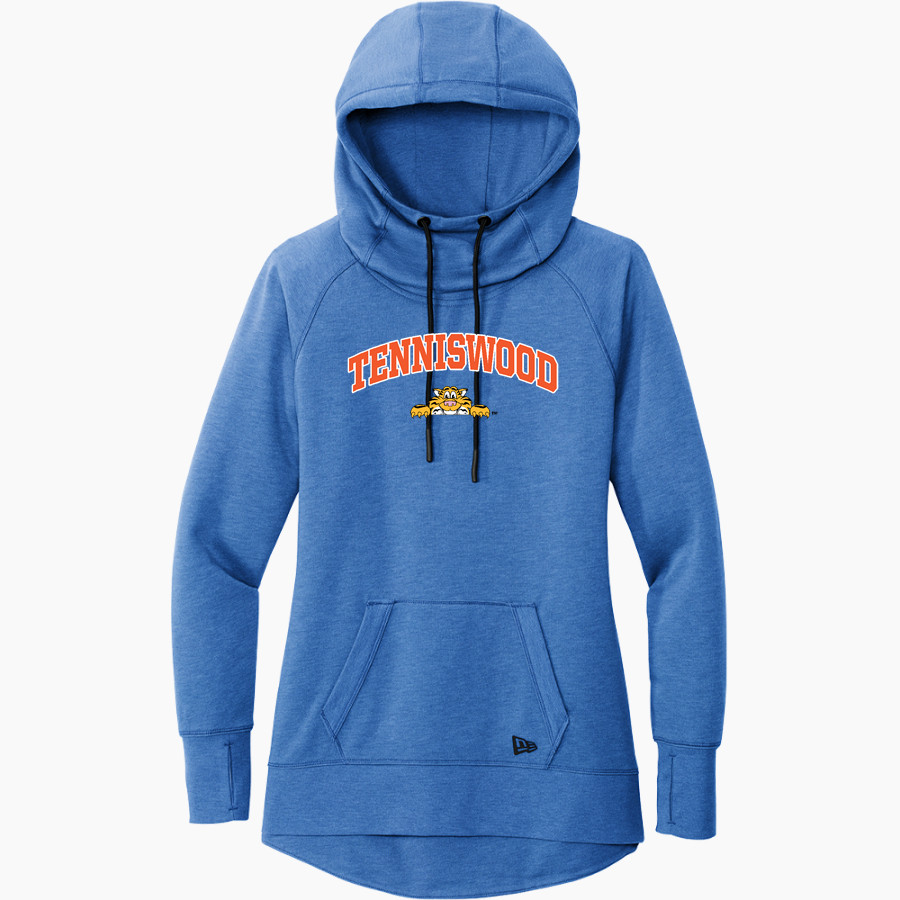 Tenniswood Tigers <span class="pdp-name-mascot">Tenniswood Elementary School Tigers</span> New Era Women's Tri-Blend Fleece Pullover Hoodie