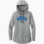 Minnetonka Skippers New Era Women's Tri-Blend Fleece Pullover Hoodie Front Thumbnail