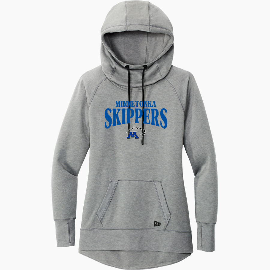 Minnetonka Skippers New Era Women's Tri-Blend Fleece Pullover Hoodie