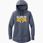 TROUP HIGH SCHOOL TIGERS <span class="pdp-name-mascot">TROUP TIGERS</span> New Era Women's Tri-Blend Fleece Pullover Hoodie Front Thumbnail