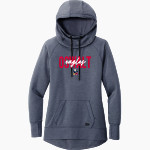 Oswalt Eagles New Era Women's Tri-Blend Fleece Pullover Hoodie Front Thumbnail