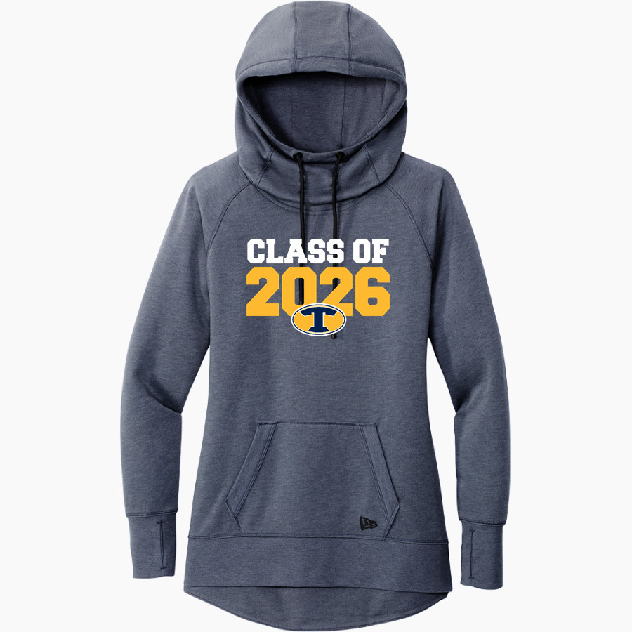 TROUP HIGH SCHOOL TIGERS <span class="pdp-name-mascot">TROUP TIGERS</span> New Era Women's Tri-Blend Fleece Pullover Hoodie