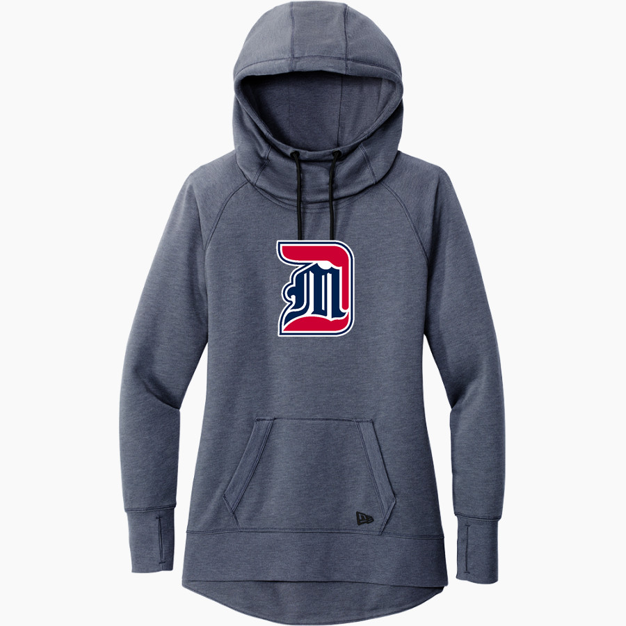 Detroit Mercy Titans Sideline Store <span class="pdp-name-mascot">UDM Titans</span> New Era Women's Tri-Blend Fleece Pullover Hoodie