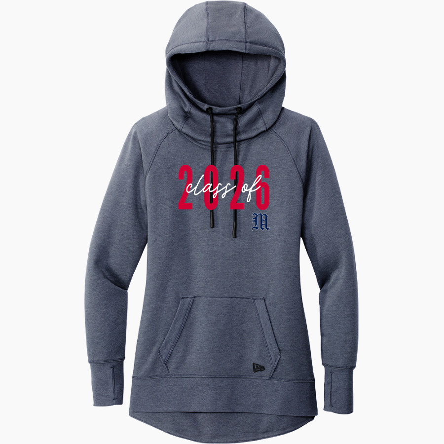 M.A.D Mavericks OFFICIAL ONLINE STORE <span class="pdp-name-mascot">Crieve Hall Youth Athletic Association Mad Mavericks</span> New Era Women's Tri-Blend Fleece Pullover Hoodie