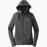 San Diego Miramar Jets <span class="pdp-name-mascot">San Diego Miramar College Jets</span> New Era Women's Tri-Blend Fleece Full-Zip Hoodie Front Thumbnail