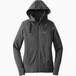 Doane Stuart Thunderchickens Thunderchickens <span class="pdp-name-mascot">Doane Stuart Thunderchickens</span> New Era Women's Tri-Blend Fleece Full-Zip Hoodie Front Thumbnail