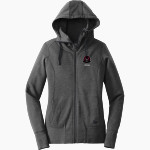 Indiana University of Pennsylvania <span class="pdp-name-mascot">Indiana University Of PA Hawks</span> New Era Women's Tri-Blend Fleece Full-Zip Hoodie Front Thumbnail