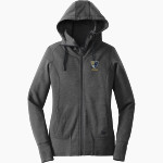 LEXINGTON HIGH SCHOOL MINUTEMEN <span class="pdp-name-mascot">LEXINGTON MINUTEMEN</span> New Era Women's Tri-Blend Fleece Full-Zip Hoodie Front Thumbnail