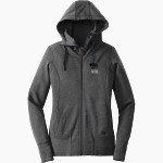 Payne Panthers New Era Women's Tri-Blend Fleece Full-Zip Hoodie Front Thumbnail