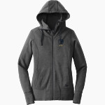 Holy Trinity Hawks <span class="pdp-name-mascot">Holy Trinity Hawks</span> New Era Women's Tri-Blend Fleece Full-Zip Hoodie Front Thumbnail