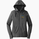 Madonna Crusaders <span class="pdp-name-mascot">Madonna Crusaders</span> New Era Women's Tri-Blend Fleece Full-Zip Hoodie Front Thumbnail