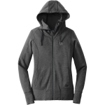 Trinity Waconia Tigers <span class="pdp-name-mascot">Trinity Wachovia Tigers</span> New Era Women's Tri-Blend Fleece Full-Zip Hoodie Front Thumbnail