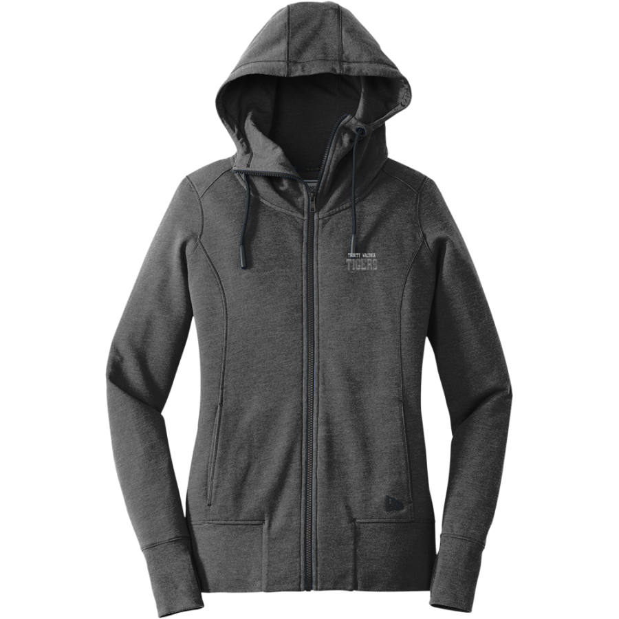 Trinity Waconia Tigers <span class="pdp-name-mascot">Trinity Wachovia Tigers</span> New Era Women's Tri-Blend Fleece Full-Zip Hoodie