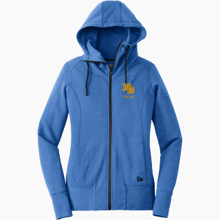 New Era Women's Tri-Blend Fleece Full-Zip Hoodie