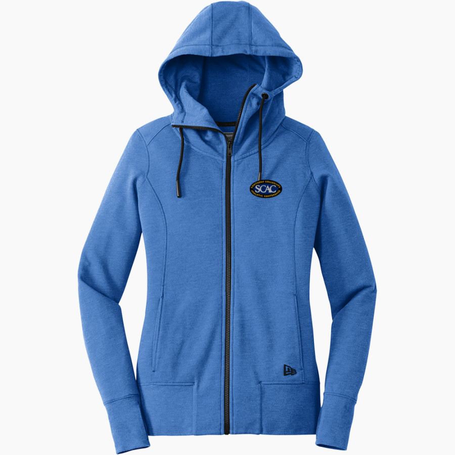 Southern Collegiate Athletic Conference New Era Women's Tri-Blend Fleece Full-Zip Hoodie