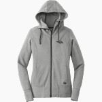 Oral Roberts Golden Eagles <span class="pdp-name-mascot">Oral Roberts Golden Eagles</span> New Era Women's Tri-Blend Fleece Full-Zip Hoodie Front Thumbnail